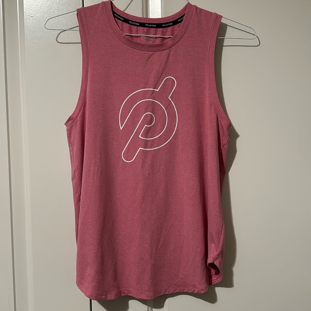 Peloton Logo Tank Pink Size Small